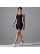 Flexy Flow Mini- Nyitott hátú - Fitness és jóga minioverál (fekete)