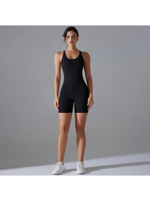 Flexy Flow Mini- Nyitott hátú - Fitness és jóga minioverál (fekete)