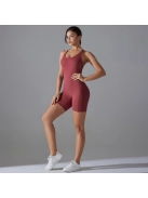 Flexy Flow Mini- Nyitott hátú - Fitness és jóga minioverál (borvörös)