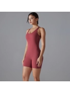 Flexy Flow Mini- Nyitott hátú - Fitness és jóga minioverál (borvörös)