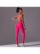 Pro Play - Nyitott hátú - Fitness és jóga overál (pink)