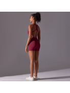 Pro Play - Nyitott hátú - Fitness és jóga overál (bordó)