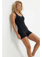 Pro Play - Nyitott hátú - Fitness és jóga overál (fekete)