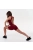 Back Flash - Nyitott hátú - Fitness és jóga overál (burgundivörös)