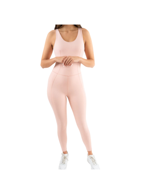 Shakti -  Barackrózsaszín Jóga és Fitness Overál