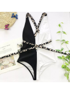 Monaco's Contrast egyrészes alakformáló fürdőruha