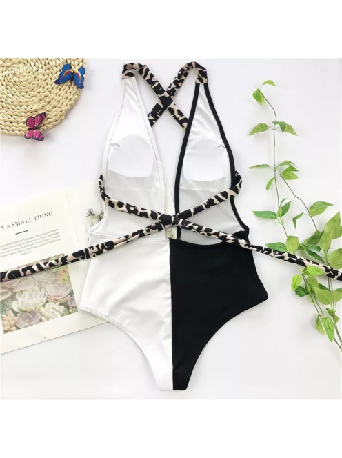 Monaco's Contrast egyrészes alakformáló fürdőruha