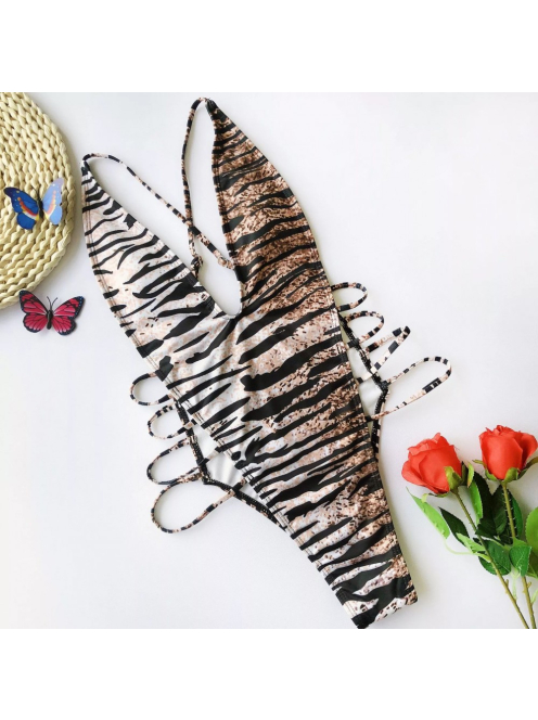 Presator Cat tigriscsíkos egyrészes fördőruha