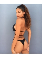 BombShell Bandage brazil fazonú | Kétrészes bikini szett(fekete) 