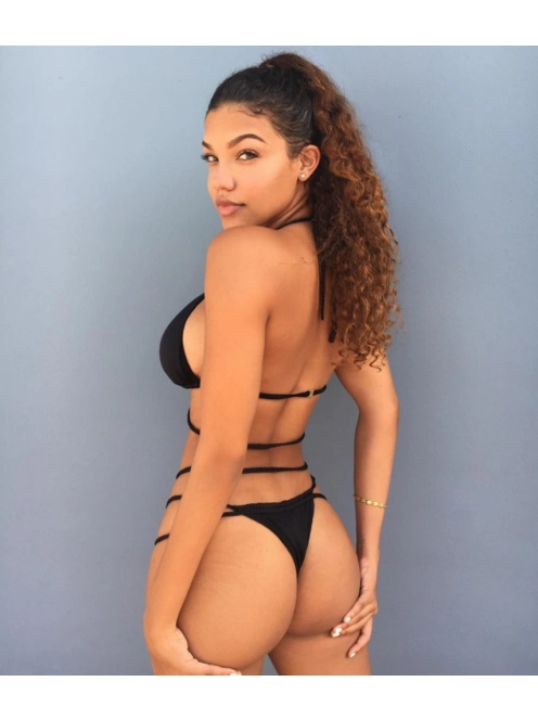 BombShell Bandage brazil fazonú | Kétrészes bikini szett(fekete) 