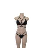BombShell Bandage brazil fazonú | Kétrészes bikini szett(fekete) 