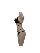 BombShell Bandage brazil fazonú | Kétrészes bikini szett(fekete) 