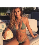 BombShell Bandage brazil fazonú bikini (kheki) 