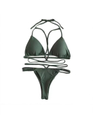 BombShell Bandage brazil fazonú bikini (kheki) 