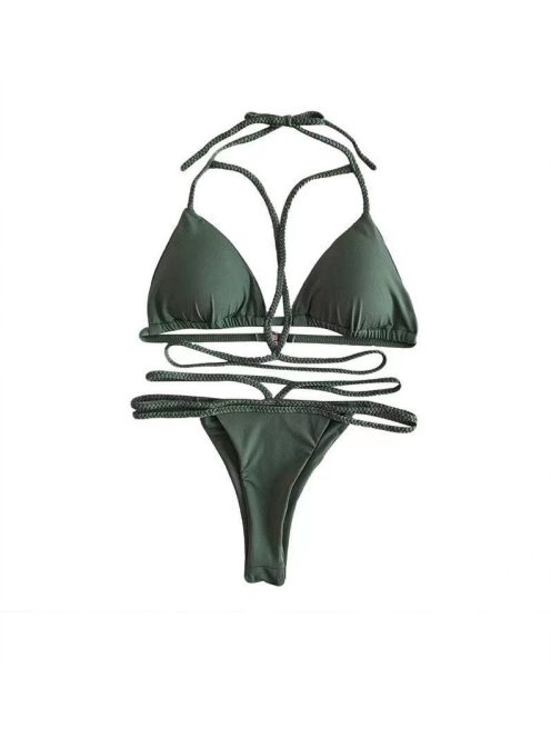 BombShell Bandage brazil fazonú bikini (kheki) 