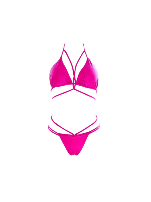 Bombshell x Brazil x Bandage x Bikini: Fuxia Pink