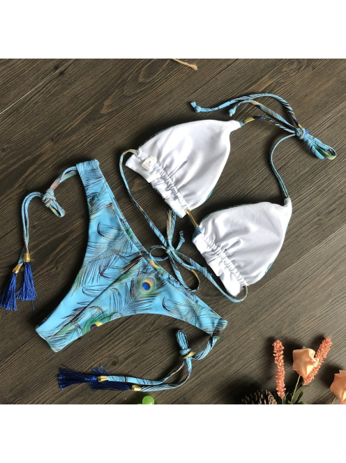 Mayura pávatollas háromszög bikini