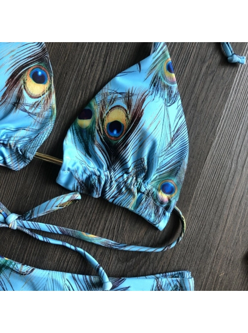 Mayura pávatollas háromszög bikini