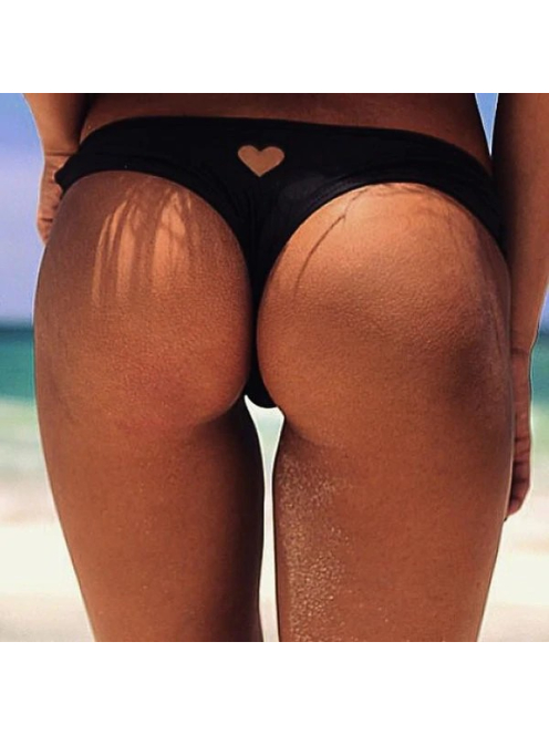 Sun Tattoo ️Szív kivágású barnulós tanga