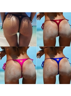 Sun Tattoo ️2.0 | Szív kivágású napozós brazil tanga