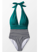 Cote d'azur Emerald Green egyrészes fürdőruha