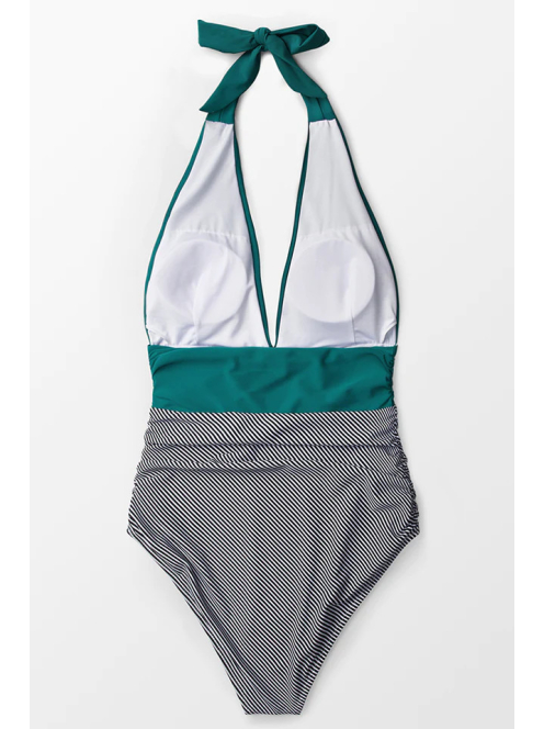 Cote d'azur Emerald Green egyrészes fürdőruha