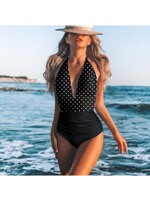 Cote d'azur Vintage Vibe egyrészes fürdőruha