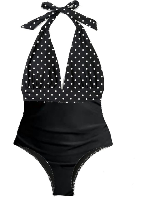 Cote d'azur Vintage Vibe egyrészes fürdőruha