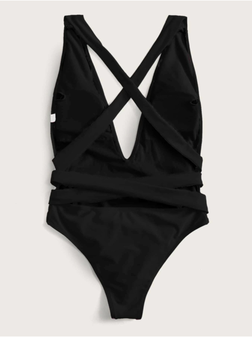 Black Magic  -Variálható megkötős egyrészes fürdőruha