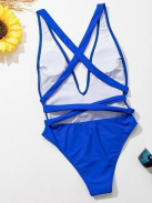 Royal Sapphire -Variálható királykék megkötős egyrészes fürdőruha