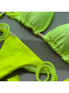 Scrunch Butt ! - Neon Lime | Kétrészes bikini szett