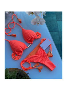 Scrunch Butt ! - Orange Crush - Háromszög Bikini