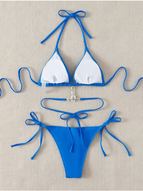 Royal Zafír Ékköves Háromszög Bikini
