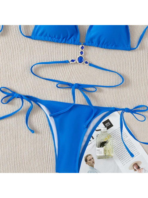 Royal Zafír Ékköves Háromszög Bikini