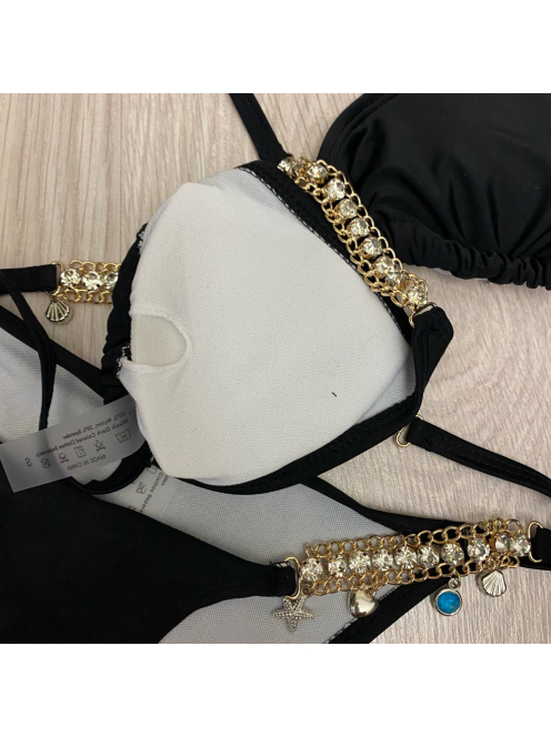 Pandora's Black Charm - luxy | Kétrészes bikini szett