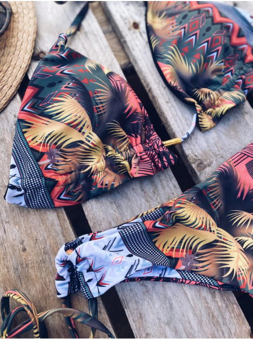 Madagascar | Kétrészes háromszög bikini szett