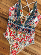 Folkflowers Love egyrészes fürdőruha