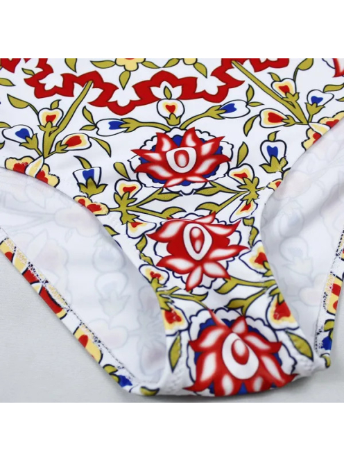 Folkflowers Love egyrészes fürdőruha