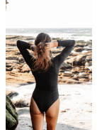 Black Onyx hosszú ujjú egyrészes fürdőruha