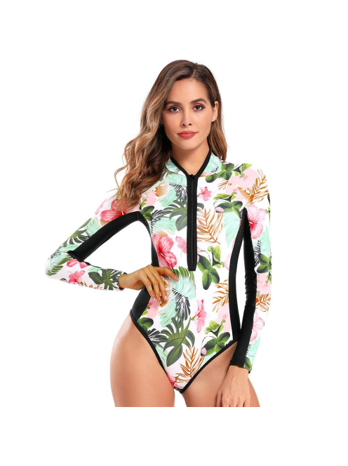Aloha Treasures hosszú ujjú egyrészes fürdőruha
