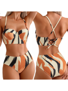 Orange Tiger Balconette bikini