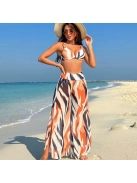 Ladylike - Orange Tiger 3 részes kosaras bikini szett