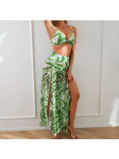 Ladylike - Green Waters 3 részes kosaras bikini szett