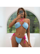 Blue Crush | Kétrészes twisted bikini szett