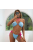 Blue Crush | Kétrészes twisted bikini szett