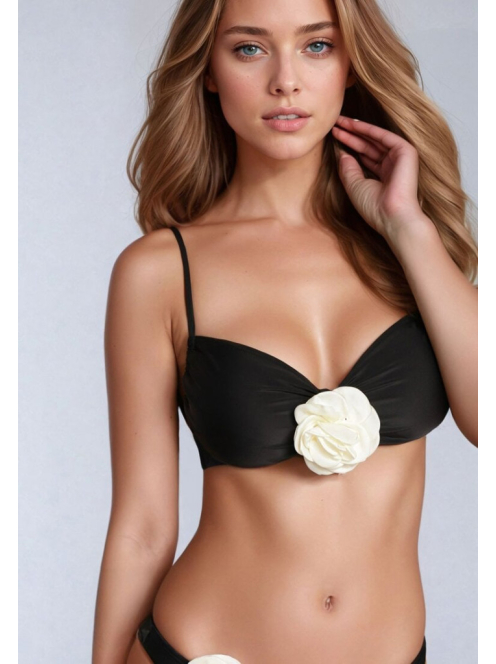 Midnight Roses | Kétrészes bikini szett