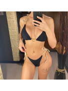 Golden Love | Kétrészes fekete bikini szett