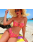 Floral Sundance | Kétrészes csőtop bikini szett