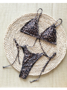 Leopard Cross | Egyedi háromszög monokini