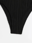 Ideallina - Nyitotthátú fekete monokini